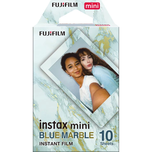 Fujifilm Instax Paper Mini Blue Marble 10 Sheet